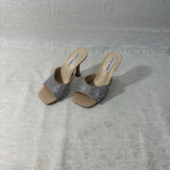 Steve Madden Rhinestone Kitten Heels - Picture 1 of 6